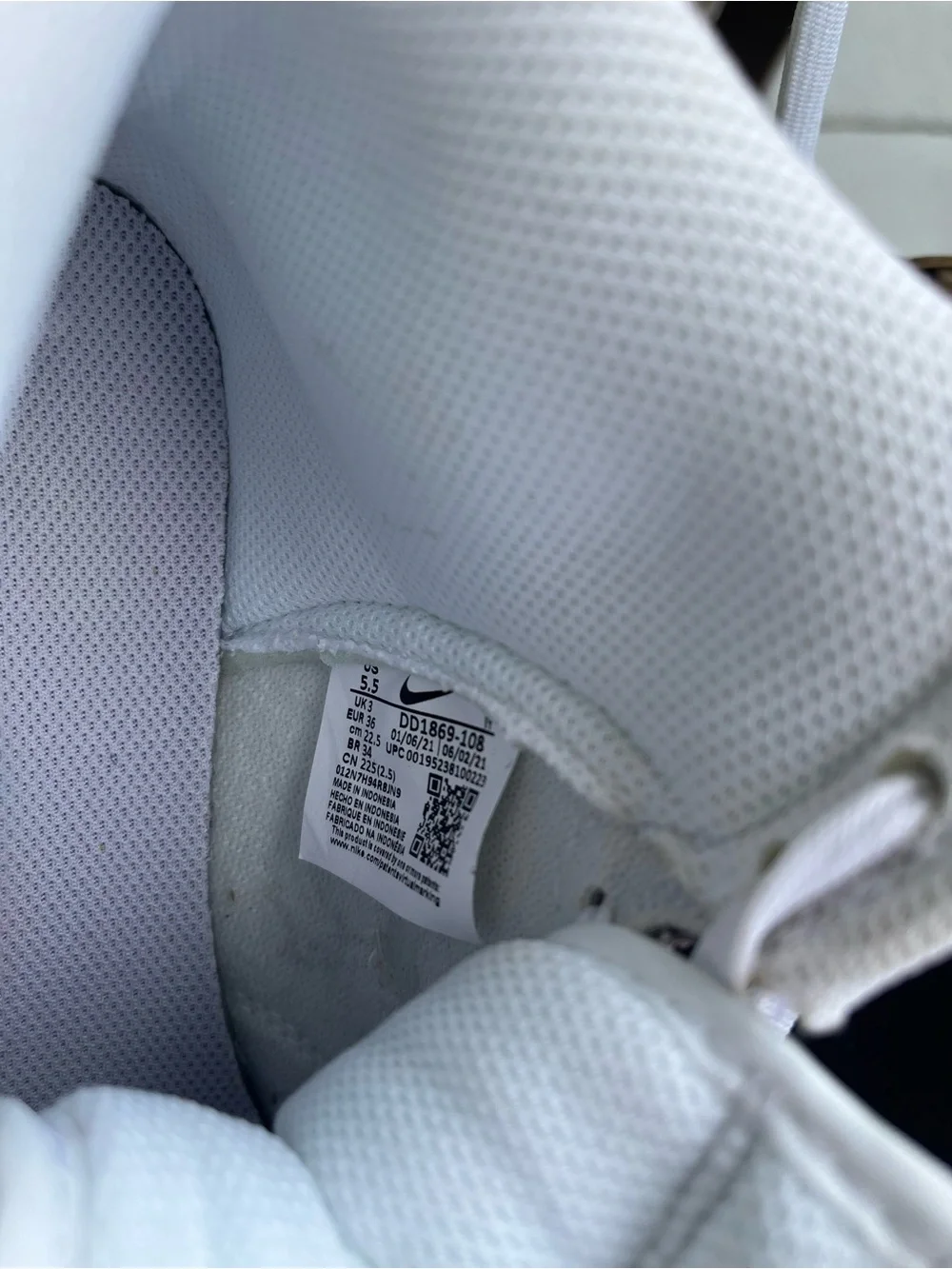 Nike White High-Top Sneakers